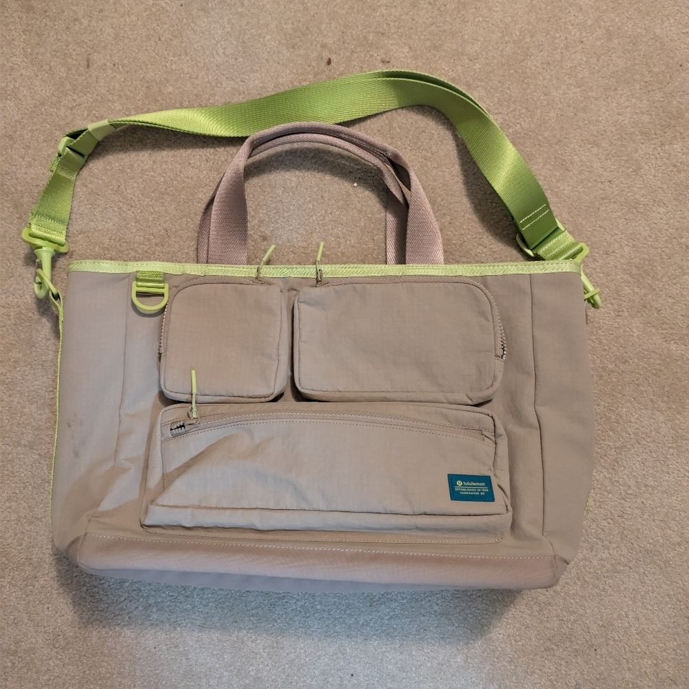 Lululemon Multi Pocket Tote Bag